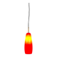 Italian lamp in red opaline - 1970s