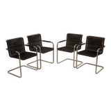 Set of 4 "D41" chairs by Jean Prouvé for Tecta 80's