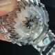 Double salt cellar in crystal and tin
