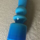 30cm blue opaline soliflore vase