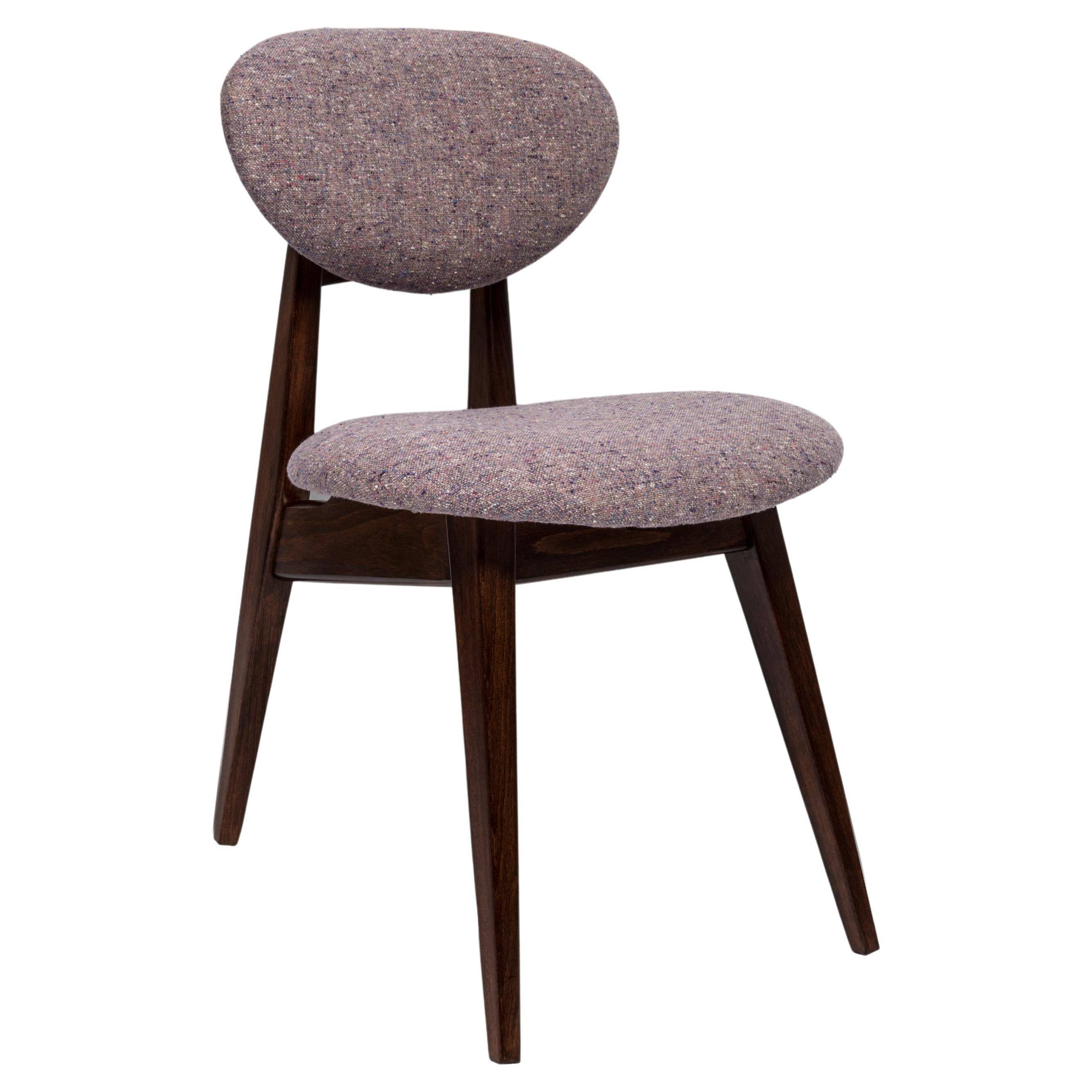 Chaise champignon violette milieu du siècle type 200/128 par Juliusz Kedziorek