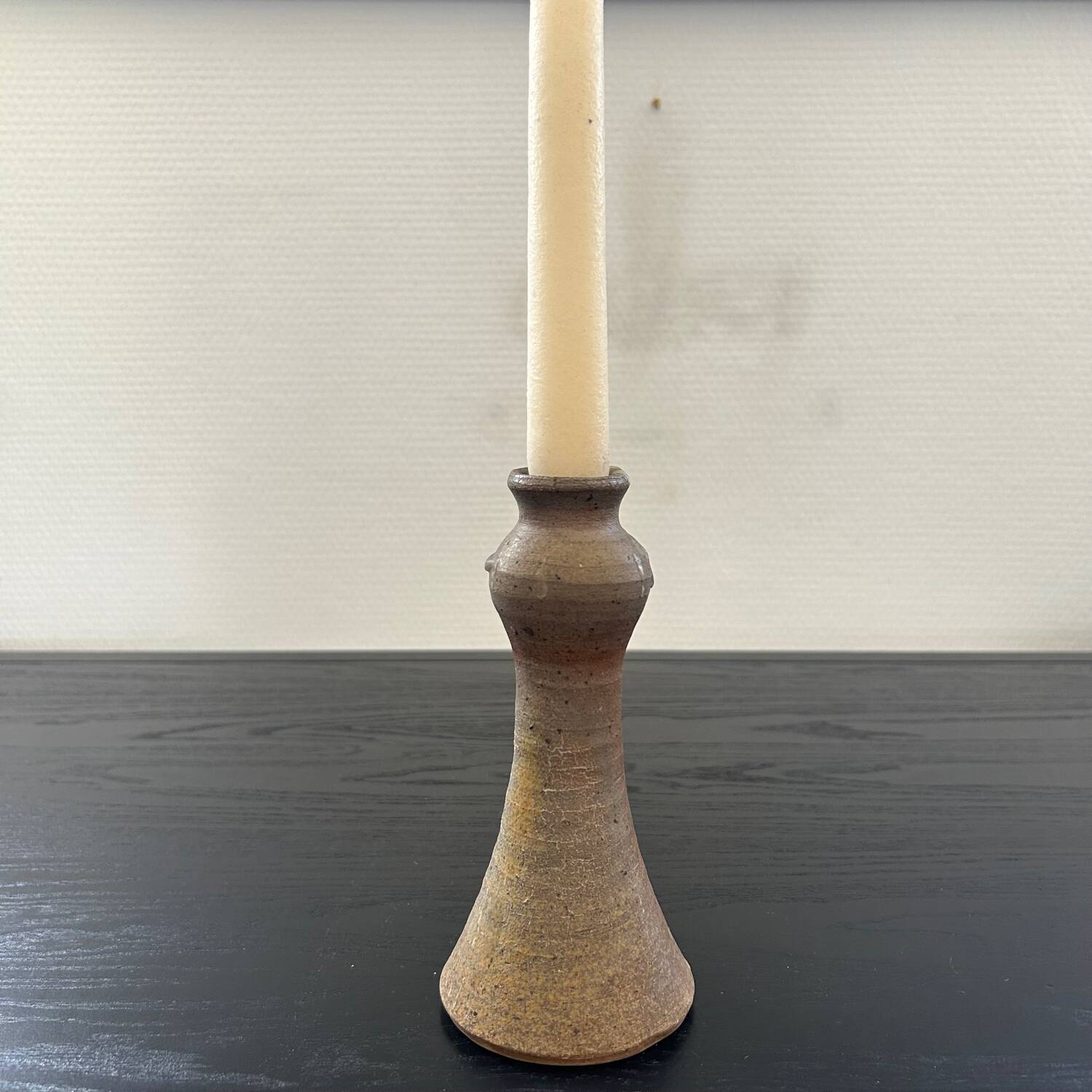 Stoneware candle holder