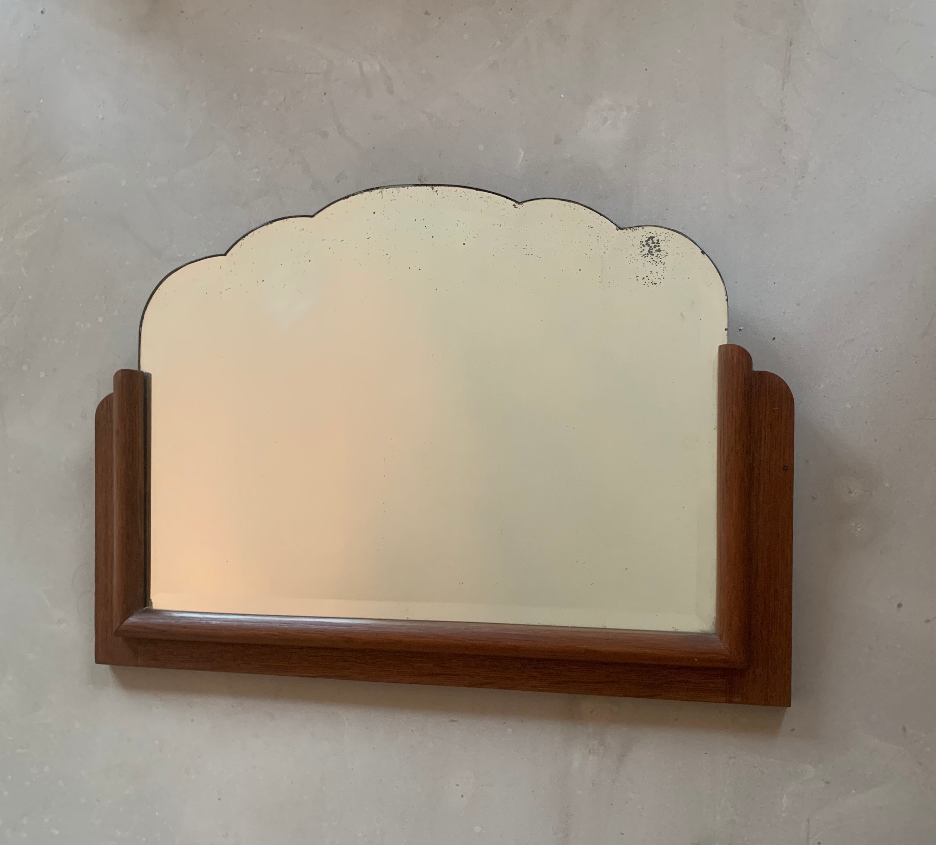 Antique Art Deco mirror