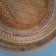 Woven rattan fruit basket