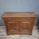 Louis-Philippe period buffet in solid walnut, 19th century.