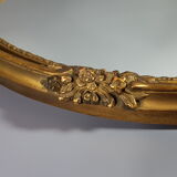 Mirror in beautiful oval frame 19th style Louis XV 44x32 cm SB132