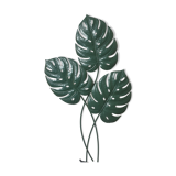 Decoration murale feuilles metal