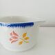 Set of 2 small floral ear bowls