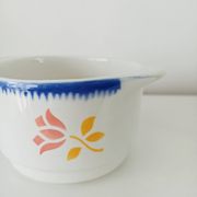 Set of 2 small floral ear bowls