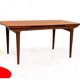 Teak dining table edition Vintage Scandinavian LB 60s