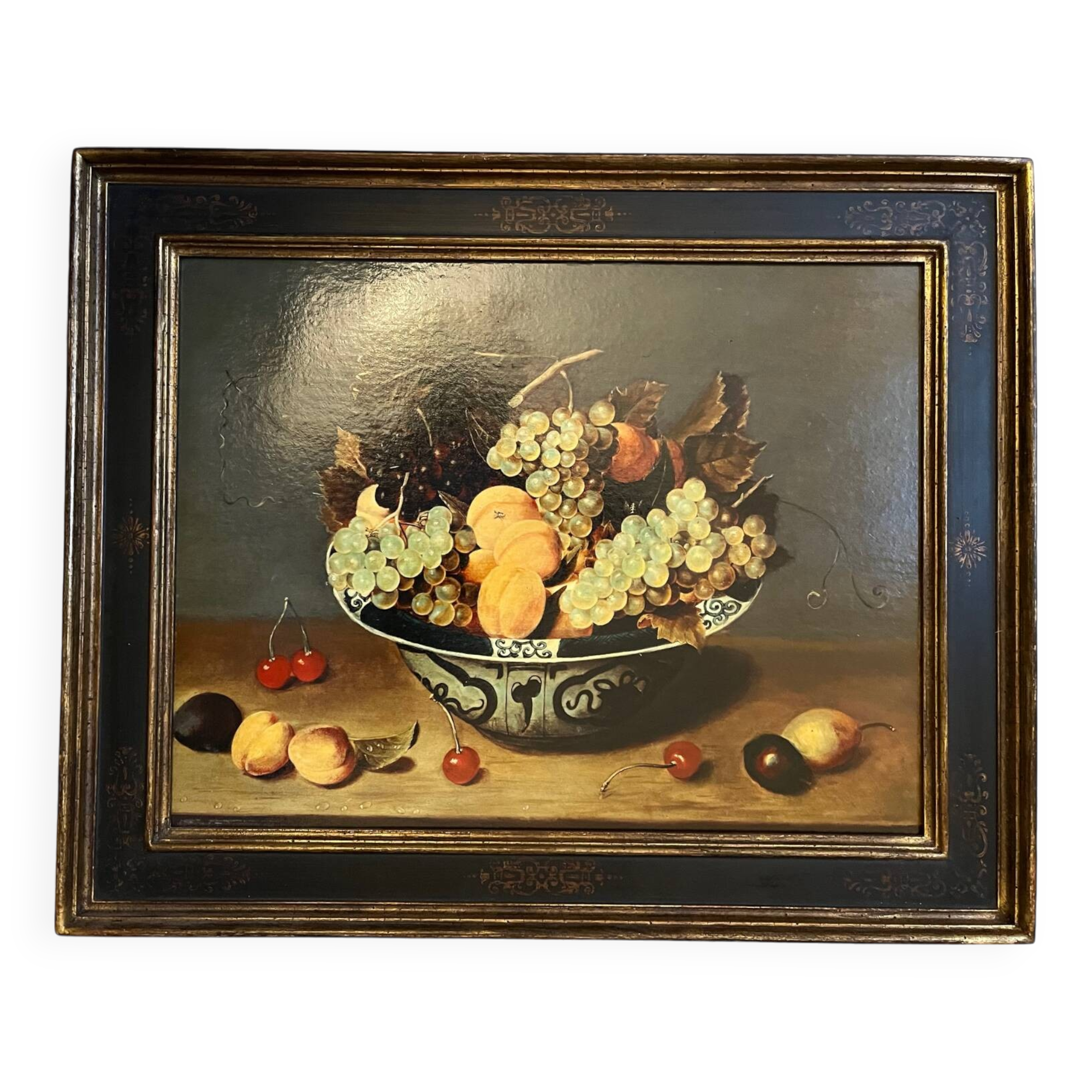 Painting: reproduction of still life with fruit