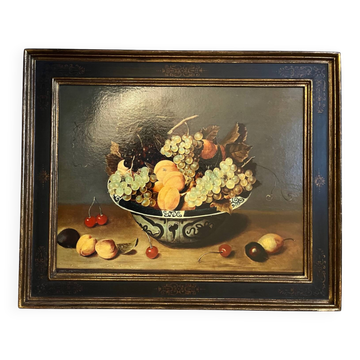 Painting: reproduction of still life with fruit