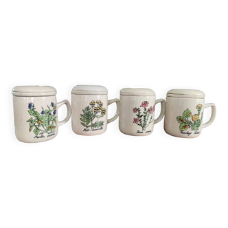 Mugs Tisanière fleurs