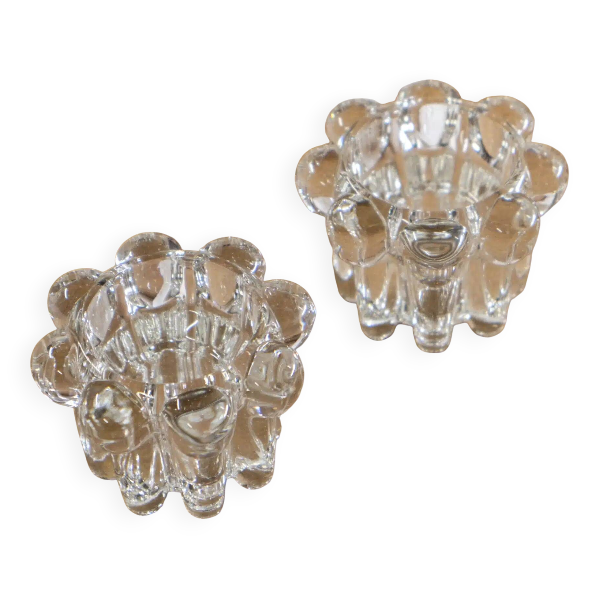 Set of 2 "Solène" candle holders