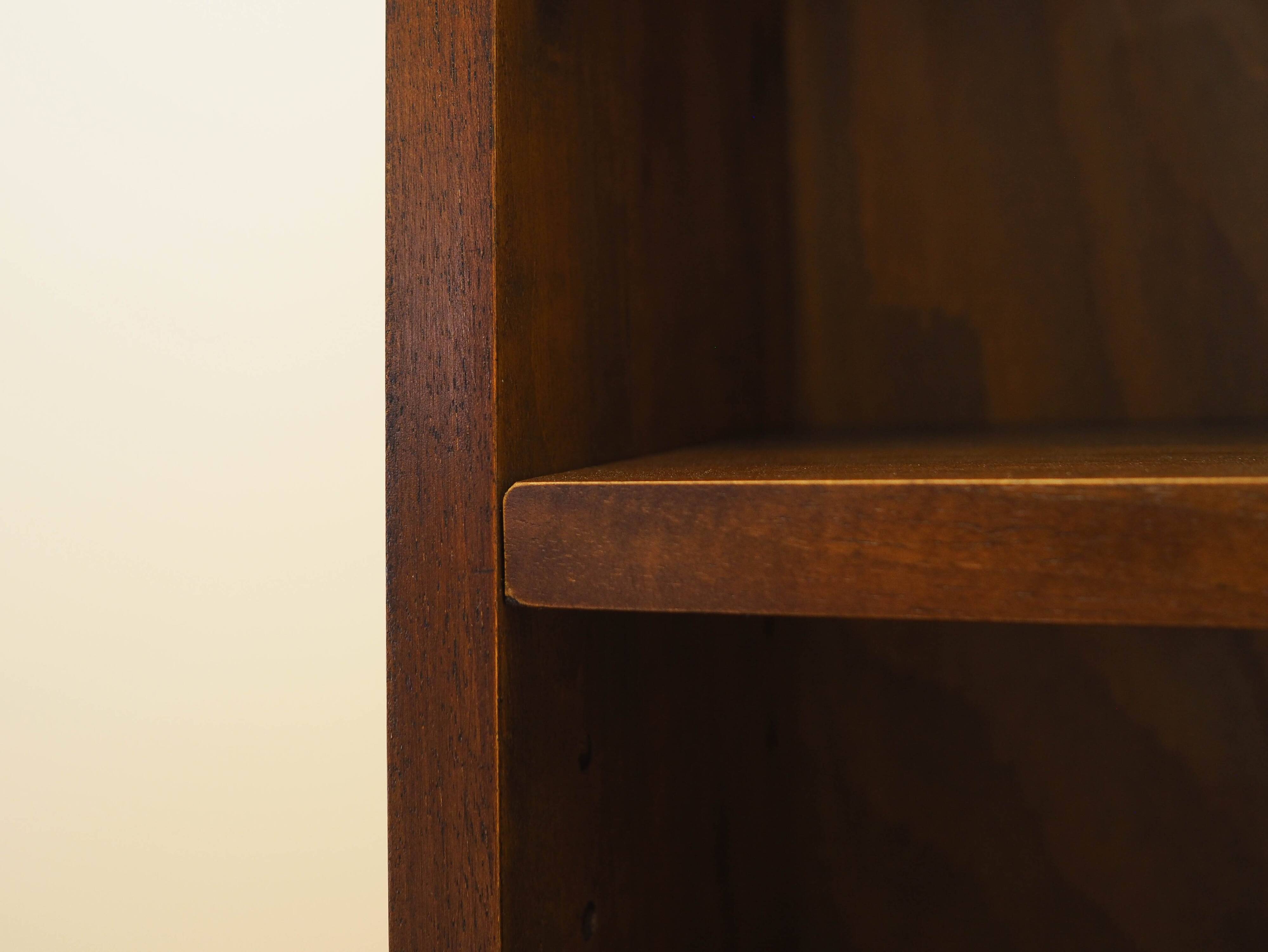 Walnut bookcase, Danish design, 1970s, designer: Johannes Sorth