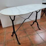 Bistro table with marble top