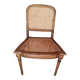 Caned armchair