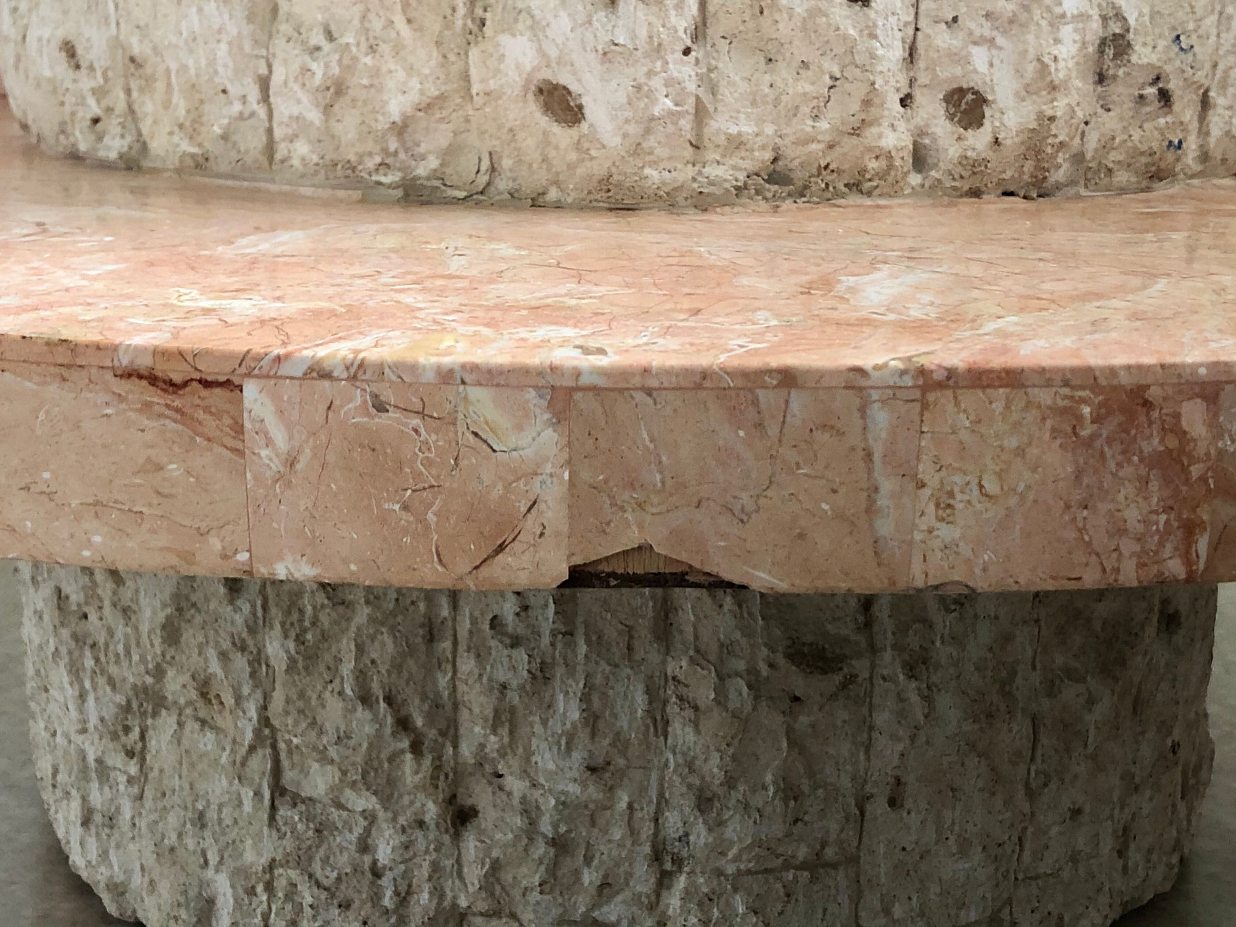 Black-pitched coffee table and faux marble tackle, Italy, 1970