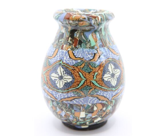 Fifties vase by Jean Gerbino in Vallauris in mixed ceramics | Selency