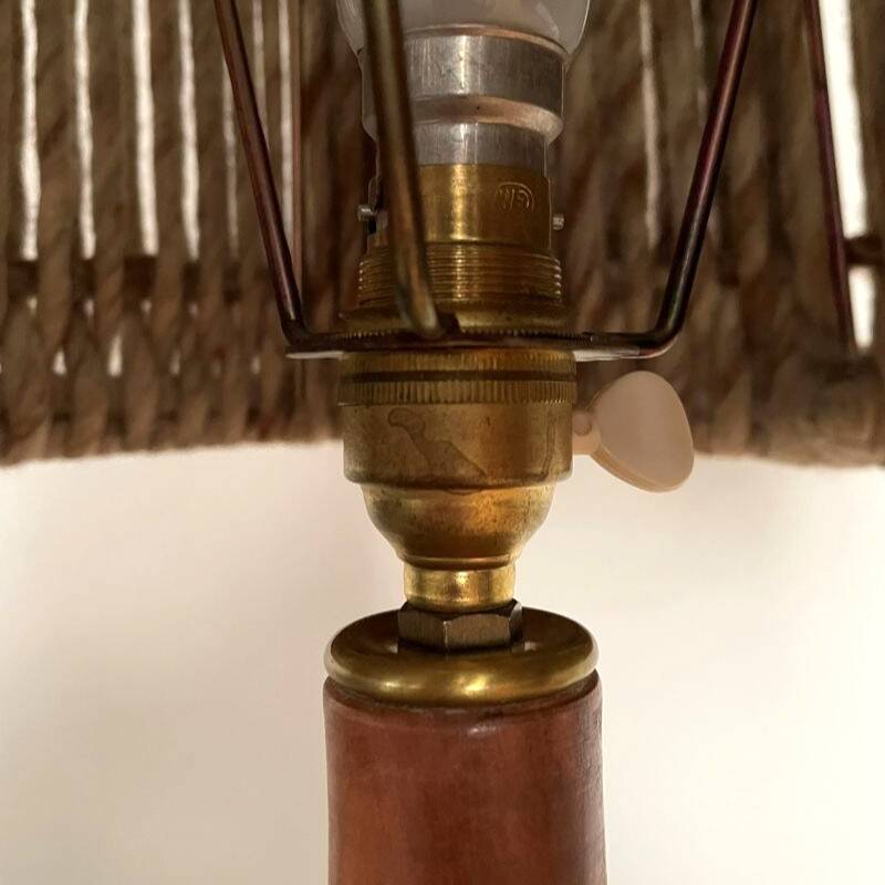 1970s ceramic lamp in the style of georges pelletier.