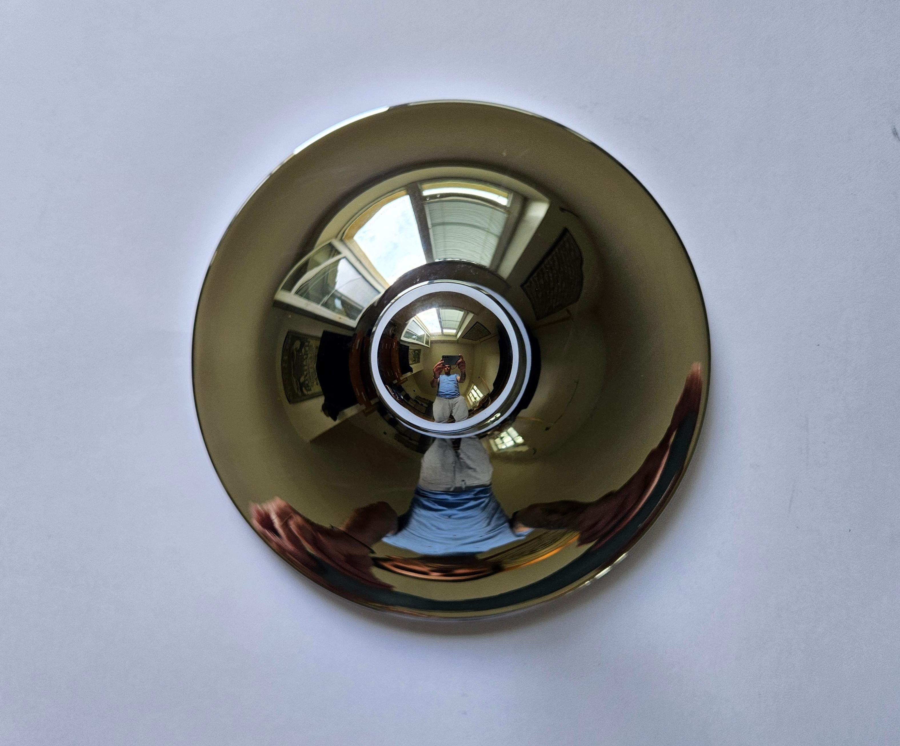 Chrome Ceiling or Wall Light by Charlotte Perriand, Sölken, 1960s