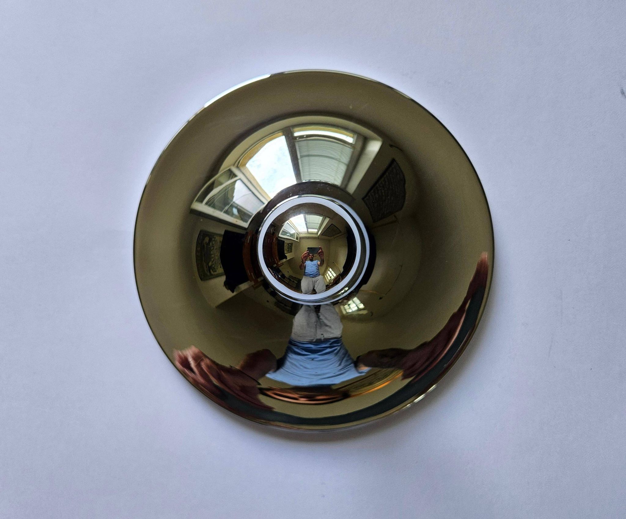 Chrome Ceiling or Wall Light by Charlotte Perriand, Sölken, 1960s