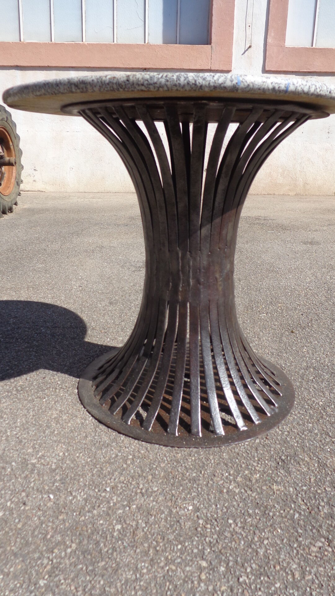 Industrial coffee table