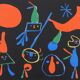 Joan Miro: Characters in the Stars, lithograph