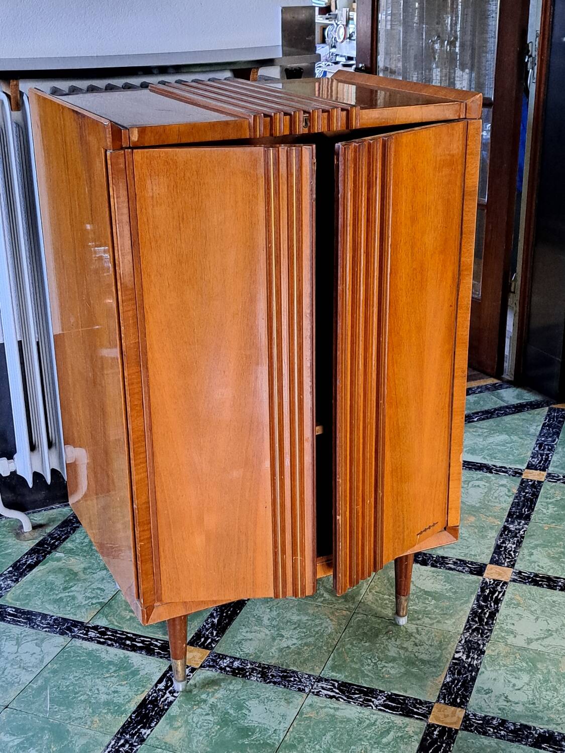 Old Art Deco TV cabinet
