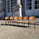 Set of 6 Métropole chairs no. 305 numbered by Jean Prouvé.