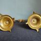 Set of two vintage jumper candlesticks