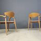 Vintage spanish wooden  armchairs, 1990s set of 6