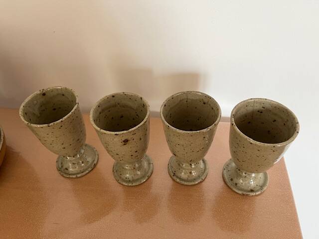 Set of stoneware tableware - 45 pieces