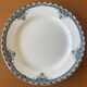 6 antique flat plates in Saint-Amand earthenware (Nord)