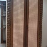 Vaisselier ancien 2 corps – Électrifié – Fronton Louis-Philippe – 250 cm