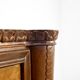 Buffet, cabinet Art Déco vintage italien en noyer foncé