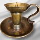 Pair of bronze candlesticks