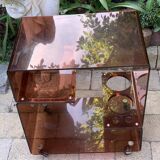 Smoked plexiglas rolling bar 70