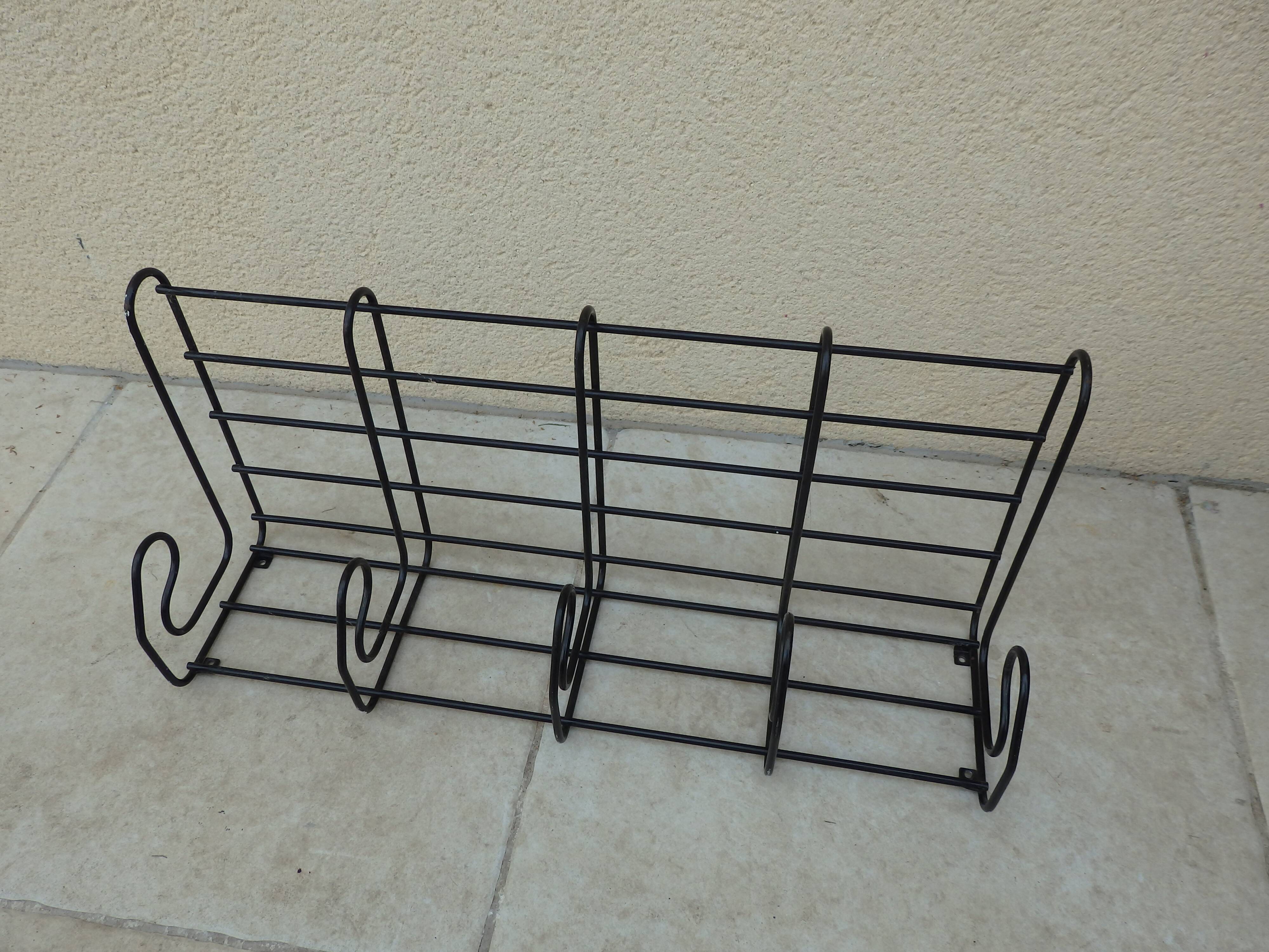 Vintage coat rack Ikea year 80 metal 5 hooks
