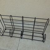 Vintage coat rack Ikea year 80 metal 5 hooks