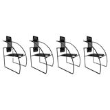 Quinta Dining Chairs by Mario Botta for Alias, 1980s, Set of 4