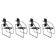 Quinta Dining Chairs by Mario Botta for Alias, 1980s, Set of 4