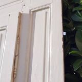 Cupboard door h201.5xl91.5cm with its 19th century molded frame