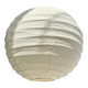 Average suspension in rattan and natural linen, Japanese-style, round D:40.