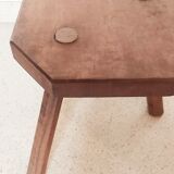 Brutalist tripod stool
