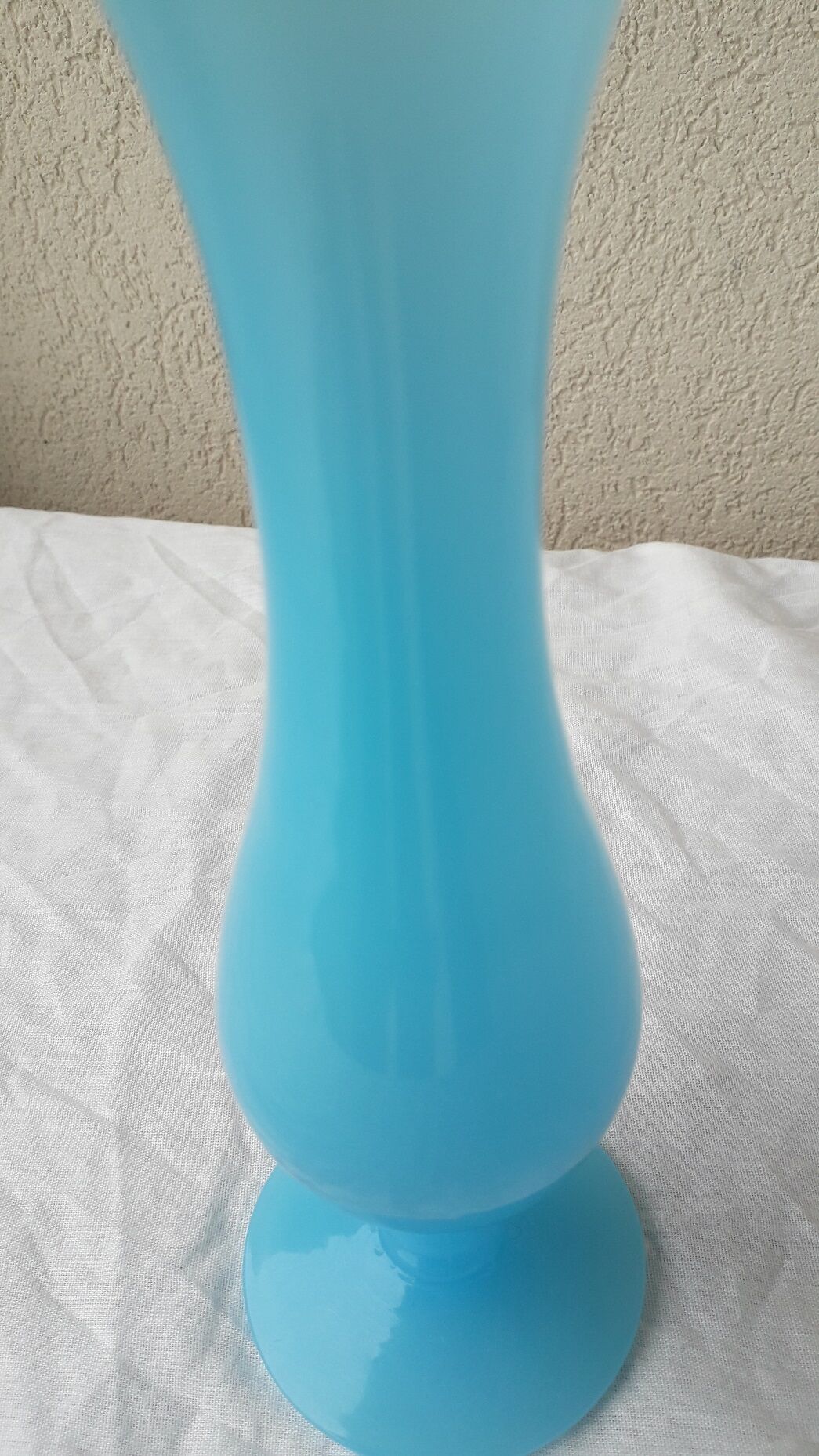Opaline blue vase