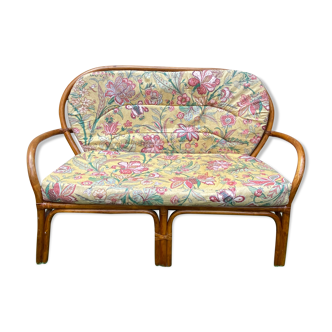 Rattan bench