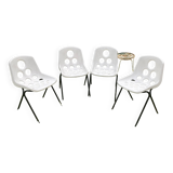 Four. 70s chairs indoor or outdoor.