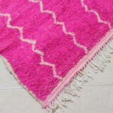Berber carpet beni ouaraion pink 253x153 CM