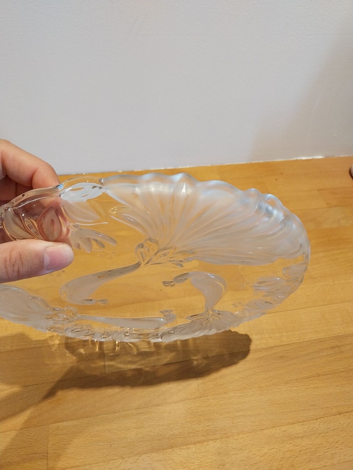 Glass dish from the 60s